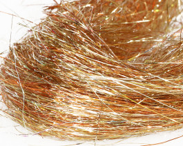 Fine 3D Tinsel Hair, Tan UVR / 08